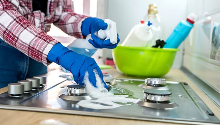 نحوه تمیز کردن گاز رومیزی