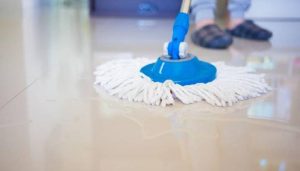 تمیز کردن کف مرمر