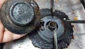 روش های از بین بردن سوختگی روی اجاق گاز