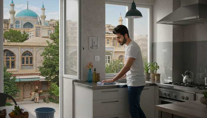 تفاوت در نظافت مشاعات ساختمان قدیمی و نوساز